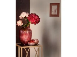 Bilderrahmen Blush Bordeaux MDF Samtoptik 13 cm x 18 cm Rosa