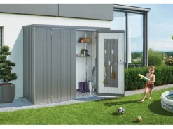 Biohort Geräteschrank Gr. 230 Silber-Metallic B x T: 227 cm x 83 cm