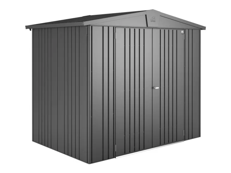 Biohort Metall-Gerätehaus Europa Dunkelgrau-Metallic 3,5 m²
