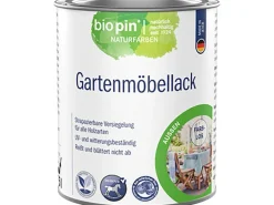 Biopin Gartenmöbellack farblos glänzend 750 ml