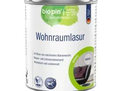 Biopin Wohnraumlasur Weiß 750 ml