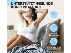 Björn&Schiller Rückenkissen Grau 160 cm mit Waschbarem Bezug