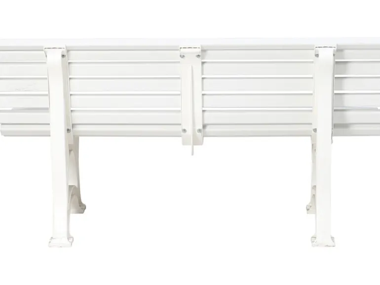 Blome 3er Bank Helgoland Weiß 64 cm x 150 cm x 80 cm