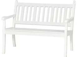 Blome 2er Bank Hohenzollern Weiß 69 cm x 115 cm x 88 cm