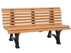 Blome-Tillmann 3er-Bank Helgoland 64 cm x 150 cm x 80 cm Holzoptik