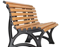 Blome-Tillmann 3er-Bank Helgoland 64 cm x 150 cm x 80 cm Holzoptik