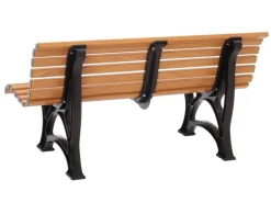 Blome-Tillmann 3er-Bank Helgoland 64 cm x 150 cm x 80 cm Holzoptik