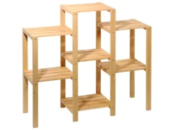 Blumenregal 7-flächig aus Kiefernholz 87 cm x 31 cm x 97 cm FSC®