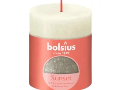 Bolsius Rustik-Kerze Sunset 80/68 mm Perle-Champagner