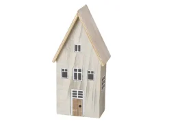 Boltze Deko-Aufsteller Houses Mittel 2-fach Sortiert 18,5 x 6 x 9 cm Mehrfarbig