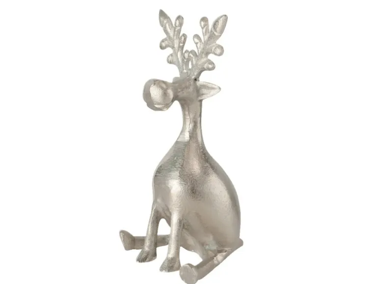 Boltze Deko-Figur Tarnow Groß 21 cm x 10 cm x 10 cm Silber