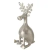 Boltze Deko-Figur Tarnow Klein 16 cm x 8 cm x 8 cm Silber