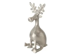 Boltze Deko-Figur Tarnow Klein 16 cm x 8 cm x 8 cm Silber
