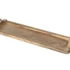 Boltze Deko-Tablett Malus 46 cm x 15 cm x 2 cm Braun
