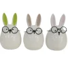 Boltze Figur Brilly 3-fach Sortiert 10 cm x 7 cm x 10 cm Beige