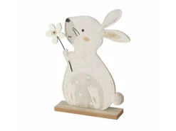 Boltze Figur Bunny 2-fach Sortiert 29,5 cm x 5 cm x 18 cm Beige-Weiß