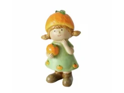 Boltze Figur Fruits 3-fach Sortiert 18 cm x 8 cm x 7,5 cm Orange
