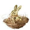 Boltze Figur Goldina 12 cm x 14 cm x 12 cm Gold