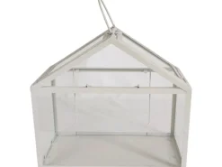 Boltze Gewächshaus 28 cm x 15 cm x 30 cm Grau