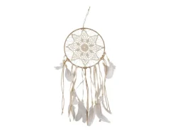 Boltze Home Traumfänger Susan 2-fach Sortiert 60 cm x 23 cm x 60 cm Natur-Beige