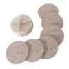 Boltze Home Untersetzer Kornelia Ø 10 cm x 4 cm Creme-Braun 6 Stück