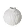 Boltze Home Vase Zalina Klein Ø 11 cm x 12 cm Weiß