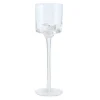 Boltze Home Windlicht Arosa Mittel Ø 7,5 cm x 25 cm Transparent