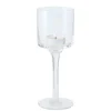 Boltze Home Windlicht Arosa Klein Ø 7,5 cm x 20 cm Transparent