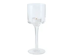 Boltze Home Windlicht Arosa Klein Ø 7,5 cm x 20 cm Transparent