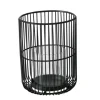 Boltze Home Windlicht Cindy Groß Ø 15 cm x 20 cm Schwarz