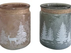 Boltze Home Windlicht Kitzbühel 9 cm sortiert