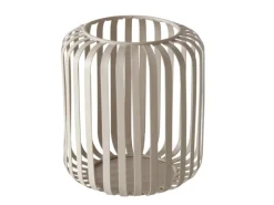 Boltze Home Windlicht Viki Ø 13 cm x 15 cm Beige