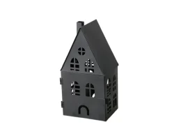 Boltze Laterne Dover 24 cm x 10 cm x 12 cm Schwarz