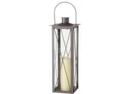 Boltze Laterne Farol Groß 50 cm x 17 cm x 17 cm Braun