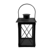 Boltze Laterne Farol Klein 20 cm x 12 cm x 12 cm Schwarz