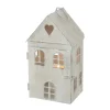 Boltze Laterne Kalana Klein 13 cm x 9 cm x 7,5 cm Weiß