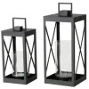 Boltze Laterne Xenia 2er Set Schwarz