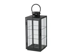 Boltze Laternen-Set Esbjerg 2 -teilig 40 cm x 17,2 cm x 17,2 cm Schwarz