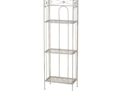 Boltze Regal Morio 120 cm x 40 cm x 25 cm Grau