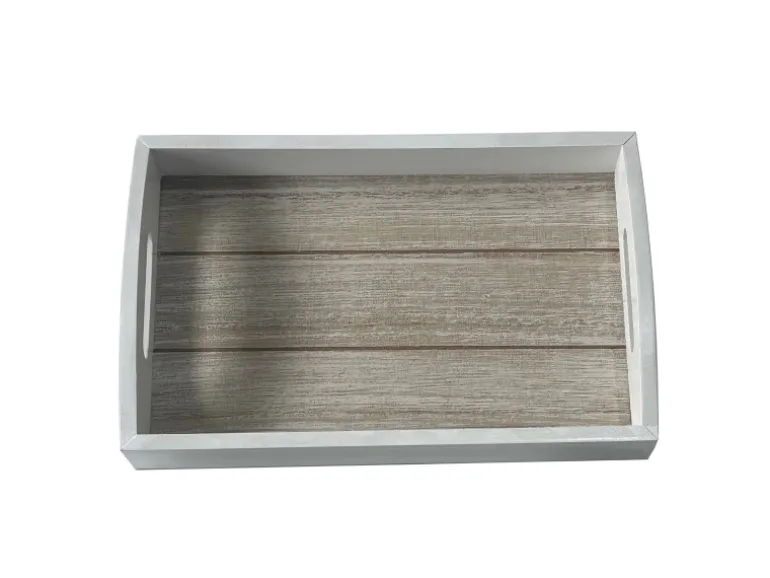 Boltze Tablett Conner Klein 5 cm x 14 cm x 23 cm Weiß