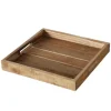 Boltze Tablett Mariam Groß 32 cm x 32 cm Natur
