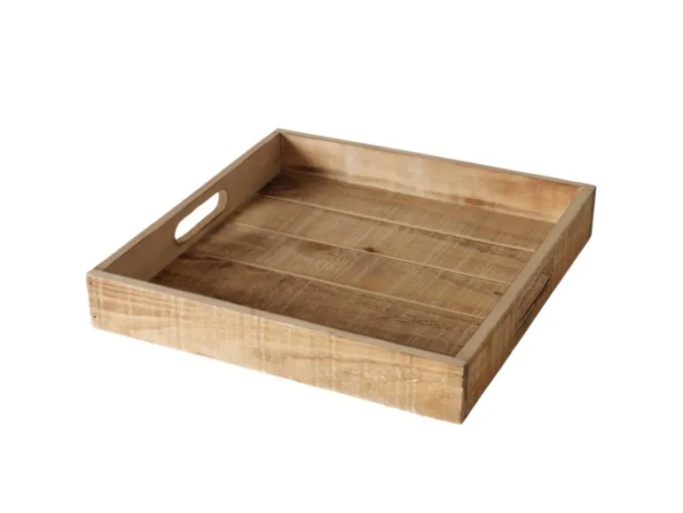 Boltze Tablett Mariam Klein 24 cm x 24 cm Natur