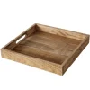Boltze Tablett Mariam Mittel 28 cm x 28 cm Natur
