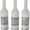 Boltze Teelichthalter Flasche 3-fach sortiert