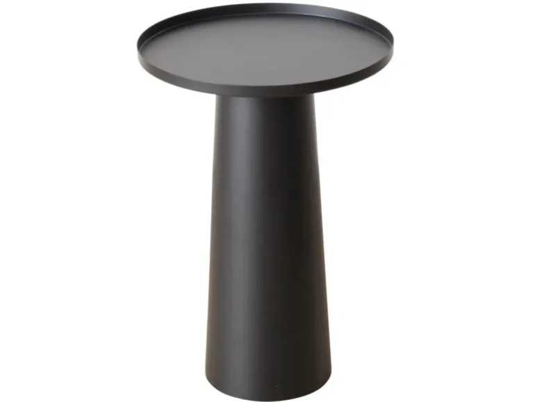 Boltze Tisch Jacky Klein Ø 28 cm x 45 cm Schwarz
