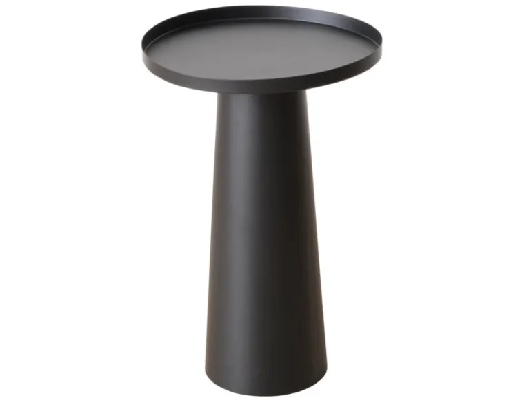Boltze Tisch Jacky Mittel Ø 33 cm x 50 cm Schwarz
