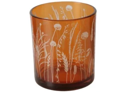 Boltze Windlicht Jelena Groß 3-fach Sortiert Ø 9 cm x 10 cm Mehrfarbig