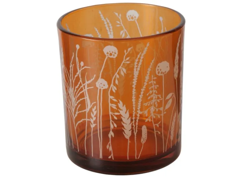 Boltze Windlicht Jelena Groß 3-fach Sortiert Ø 9 cm x 10 cm Mehrfarbig