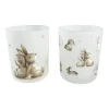 Boltze Windlicht Knuffi Groß 10 cm x 9 cm x 9 cm Weiß