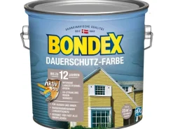 Bondex Dauerschutz-Farbe Granitgrau-Platinium seidenglänzend 2,5 l